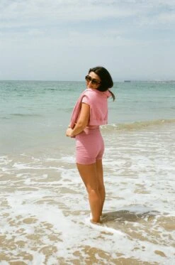 Ribbed Bike Short - Gossip -Sunreef Bikinis Shop 000007480006