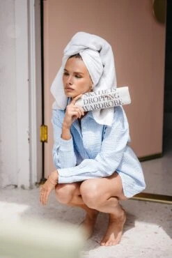 Harper Button Down - Blue Seersucker -Sunreef Bikinis Shop 240514 skatie 1005