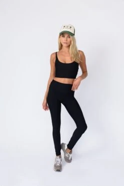 Paige Crop - Black -Sunreef Bikinis Shop BlackRe Stock 30