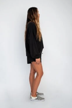 CLOUDLUX Chris Crewneck - Black -Sunreef Bikinis Shop D0I8018 Edit