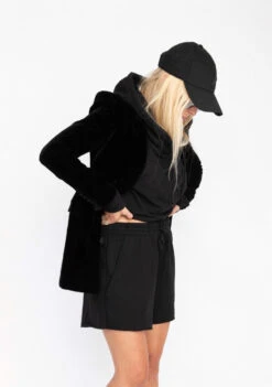 CLOUDLUX Ariana Hoodie - Black -Sunreef Bikinis Shop IMG 4320