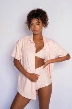 Chase Button Down Jacquard - Bisou -Sunreef Bikinis Shop SKATIE Bisou 58