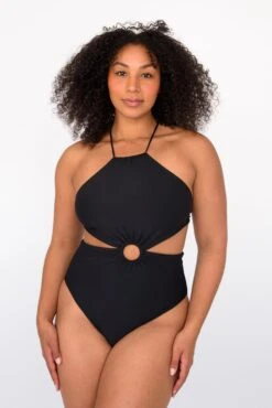 Shelby One Piece - Black -Sunreef Bikinis Shop SKATIE BlackRe stockCURVE