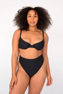 Monroe Bottom - Black -Sunreef Bikinis Shop SKATIE BlackRe stockCURVE 250