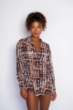 Phoenix Button Down Chiffon - Dawn -Sunreef Bikinis Shop SKATIE Dawn 113
