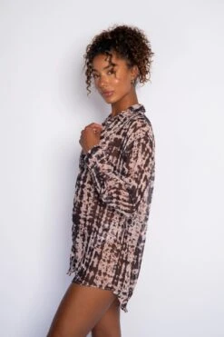 Phoenix Button Down Chiffon - Dawn -Sunreef Bikinis Shop SKATIE Dawn 114