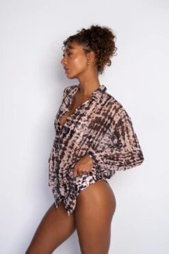 Phoenix Button Down Chiffon - Dawn -Sunreef Bikinis Shop SKATIE Dawn 115