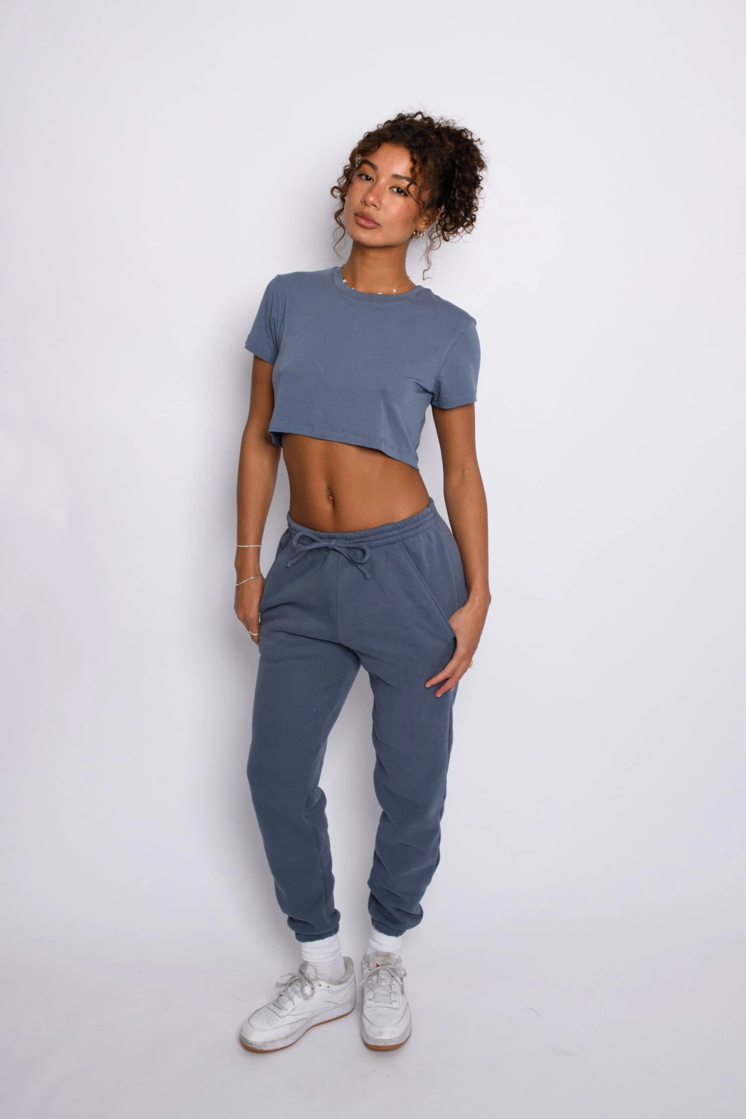 ULTRALUX Rocky Sweatpants - Denim 5 ULTRALUX Rocky Sweatpants - Denim - Image 3