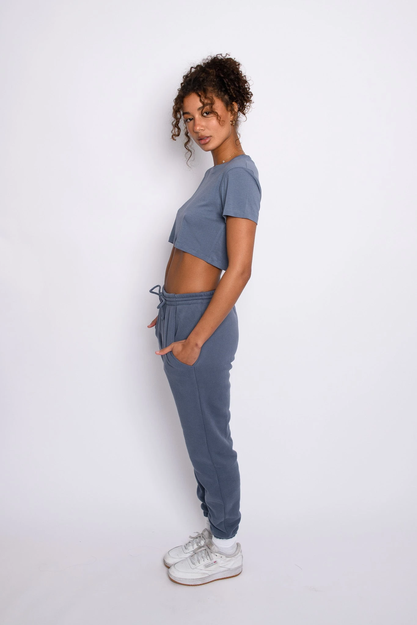 ULTRALUX Rocky Sweatpants - Denim 7 ULTRALUX Rocky Sweatpants - Denim - Image 5