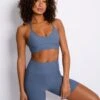 Zero Sports Bra - Denim -Sunreef Bikinis Shop SKATIE Denim 15