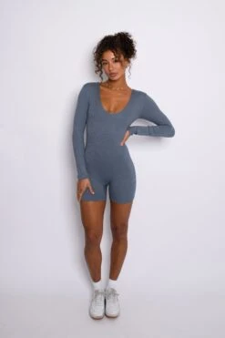 Elle Bodysuit - Denim -Sunreef Bikinis Shop SKATIE Denim 202