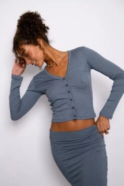 Clara Cardigan - Denim 17 Clara Cardigan - Denim -Sunreef Bikinis Shop SKATIE Denim 218