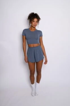 Baby Tee Jersey - Denim -Sunreef Bikinis Shop SKATIE Denim 46