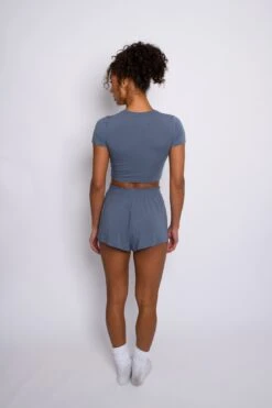 Baby Tee Jersey - Denim -Sunreef Bikinis Shop SKATIE Denim 47