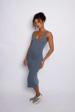 Kelsey Dress - Denim -Sunreef Bikinis Shop SKATIE Denim 80