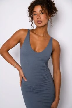 Kelsey Dress - Denim -Sunreef Bikinis Shop SKATIE Denim 83