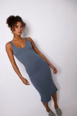 Kelsey Dress - Denim -Sunreef Bikinis Shop SKATIE Denim 85