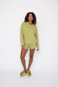 ULTRALUX Chris Crewneck - Matcha -Sunreef Bikinis Shop SKATIE Matcha 54