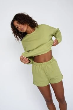 ULTRALUX Chris Crewneck - Matcha -Sunreef Bikinis Shop SKATIE Matcha 66