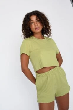 Boyfriend Tee - Matcha