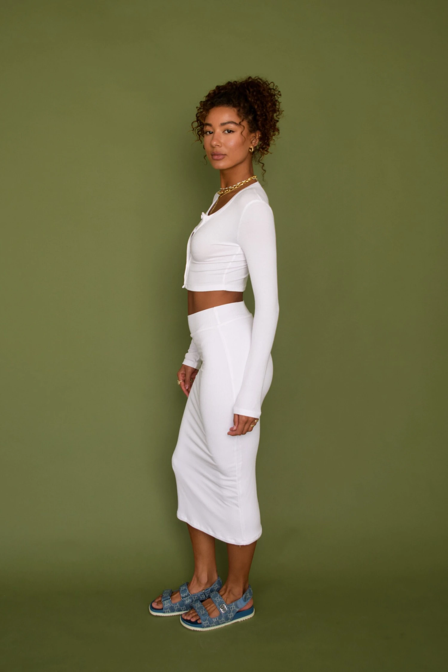 Serena Skirt - White 6 Serena Skirt - White - Image 4