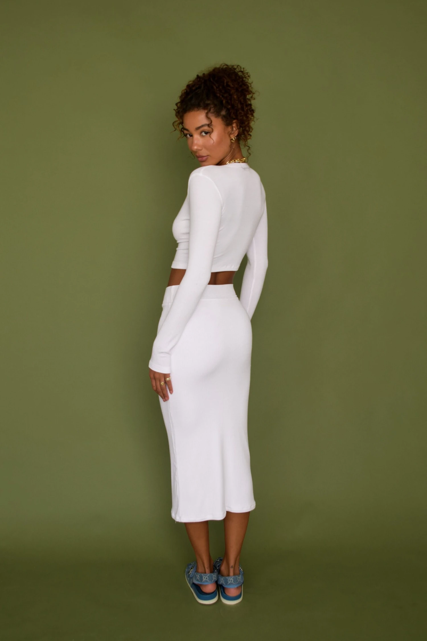 Serena Skirt - White 7 Serena Skirt - White - Image 5