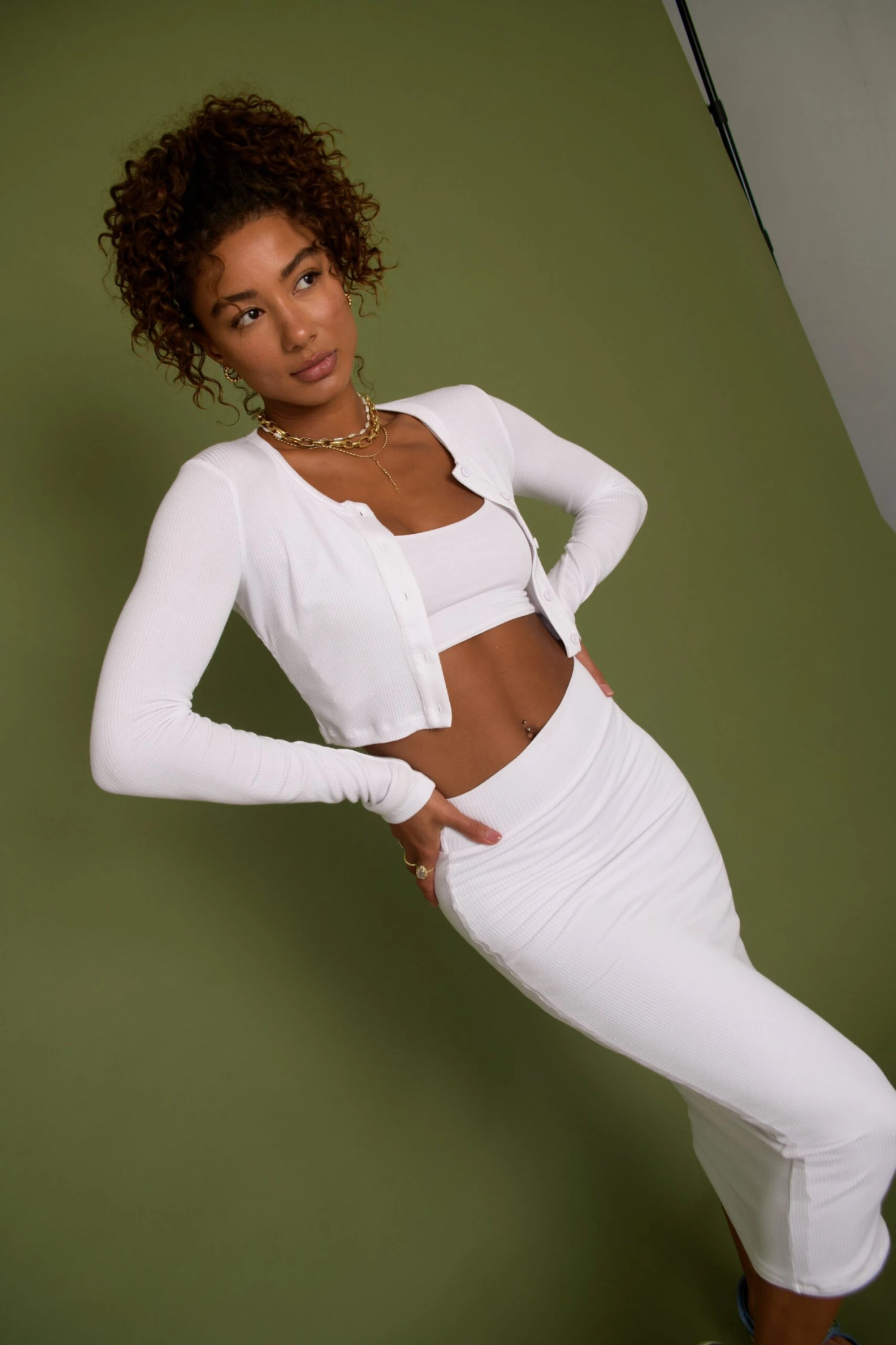 Serena Skirt - White 5 Serena Skirt - White - Image 3
