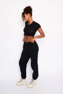 Baby Tee Jersey - Black 21 Baby Tee Jersey - Black -Sunreef Bikinis Shop SKATIE black 102