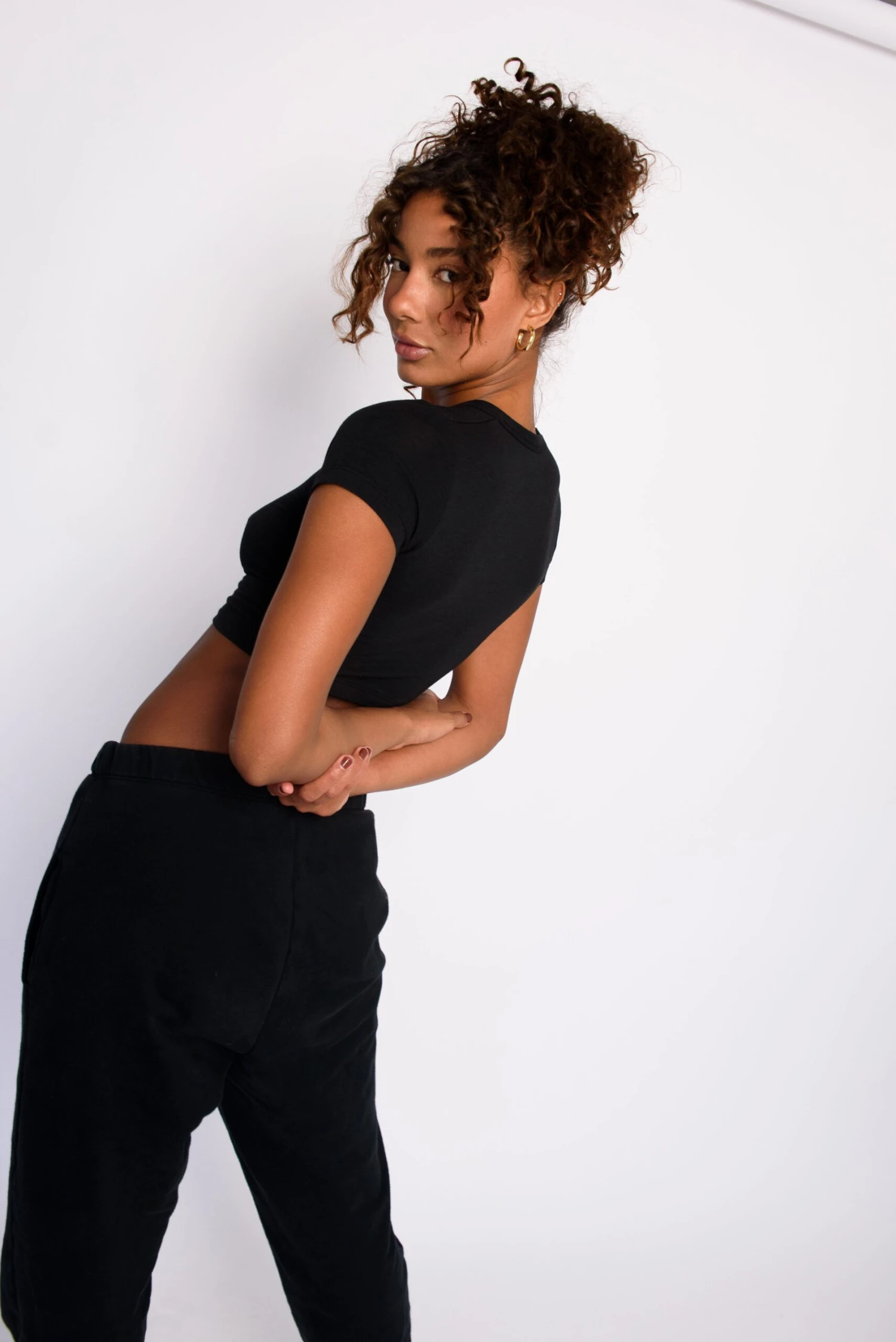 Baby Tee Jersey - Black 5 Baby Tee Jersey - Black - Image 3