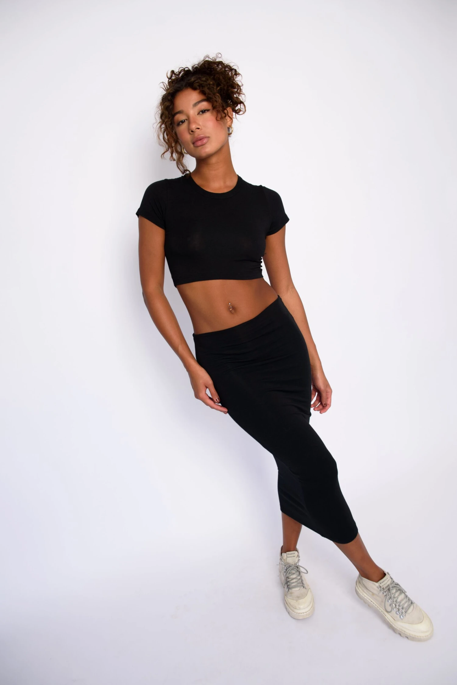 Baby Tee Jersey - Black 6 Baby Tee Jersey - Black - Image 4