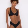 Hart Top - Black -Sunreef Bikinis Shop SKATIE black 297
