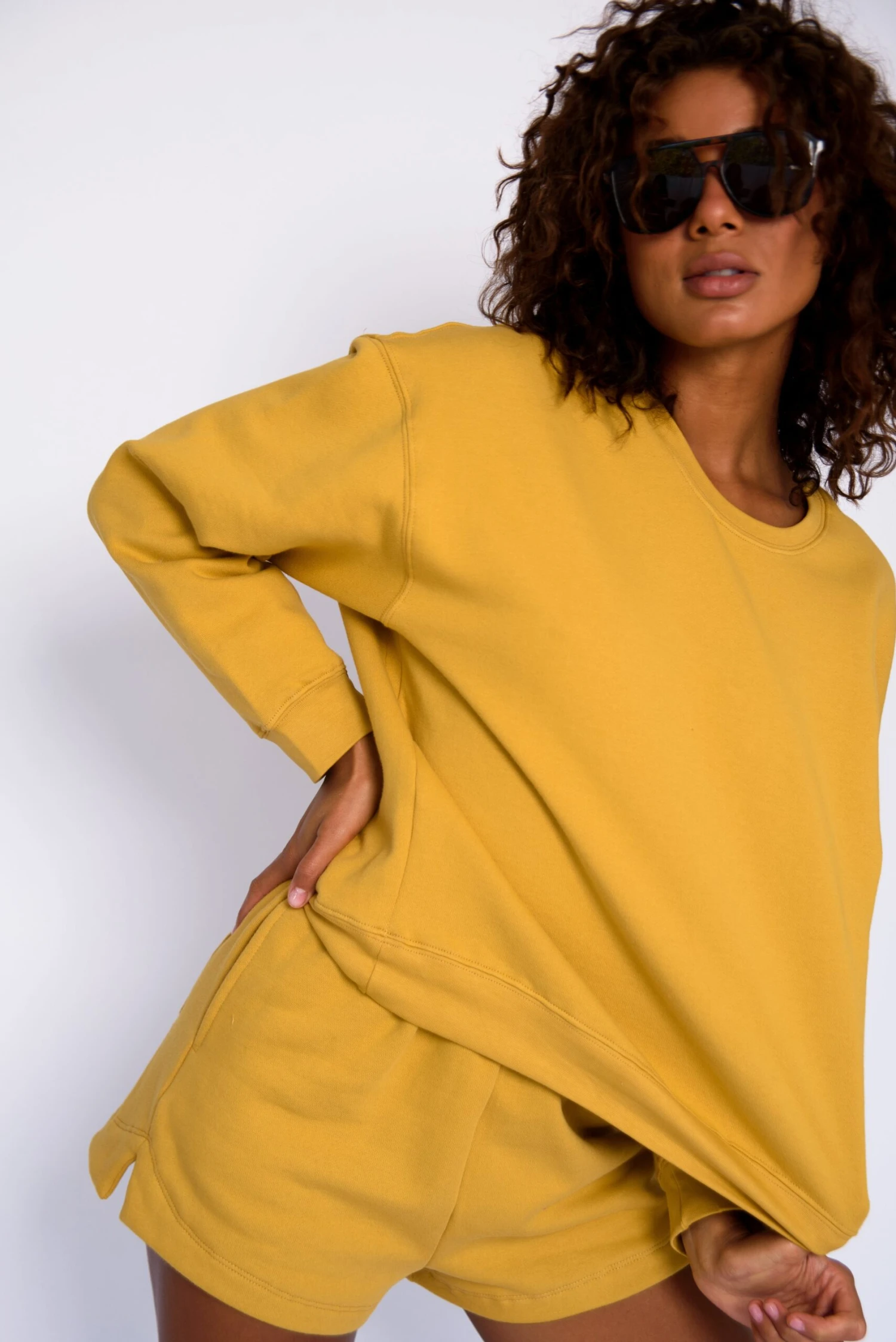 ULTRALUX Chris Crewneck - Marigold 10 ULTRALUX Chris Crewneck - Marigold - Image 8
