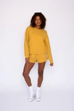 ULTRALUX Chris Crewneck - Marigold 15 ULTRALUX Chris Crewneck - Marigold -Sunreef Bikinis Shop SKATIE marigold