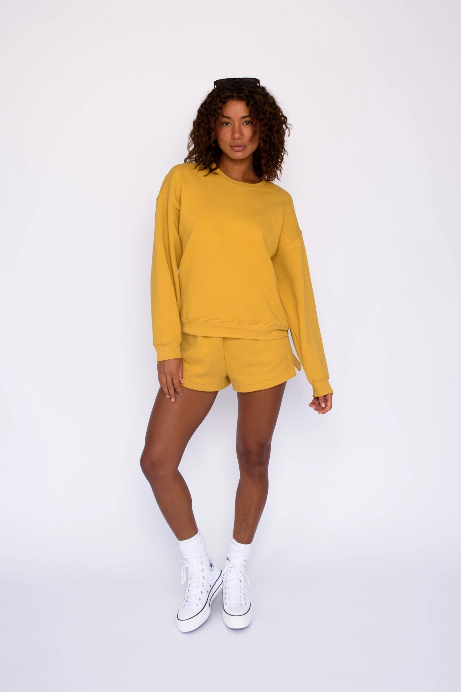 ULTRALUX Chris Crewneck - Marigold 6 ULTRALUX Chris Crewneck - Marigold - Image 4