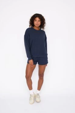 CLOUDLUX Chris Crewneck - Navy -Sunreef Bikinis Shop Skatie kiele5.18.23 38