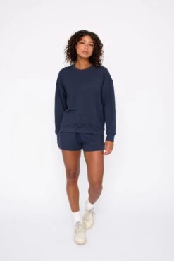 CLOUDLUX Chris Crewneck - Navy -Sunreef Bikinis Shop Skatie kiele5.18.23 39