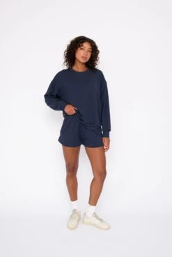 CLOUDLUX Chris Crewneck - Navy -Sunreef Bikinis Shop Skatie kiele5.18.23 41