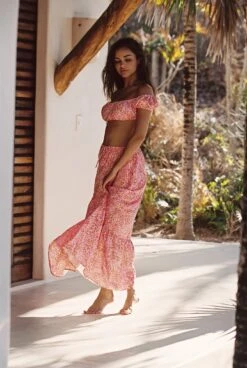 Kristina Skirt - Flora -Sunreef Bikinis Shop amad663 653