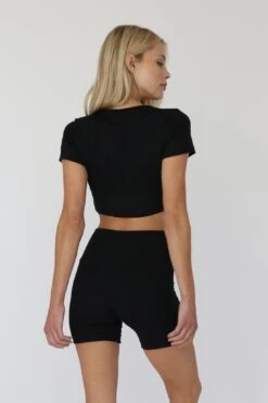 Meesh Top - Black -Sunreef Bikinis Shop black basics 68