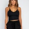 Perfect Tank - Black -Sunreef Bikinis Shop perfect crop